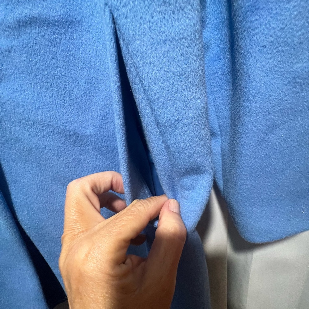 Sam Edelman Blue Wool Pea Coat - Picture 9 of 10